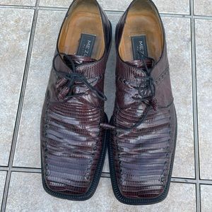 Mezlan Platinum Genuine LizardMens Shoes